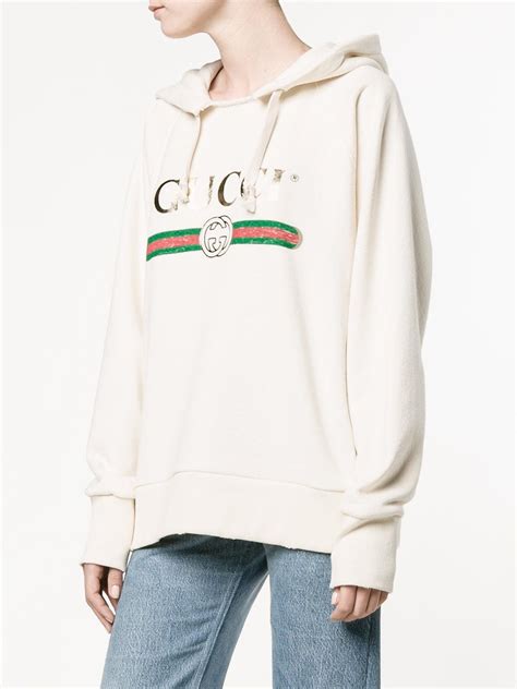 gucci replica womens embroidered logo hoodie|gucci shirts authentic.